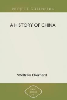 A History of China by Wolfram Eberhard