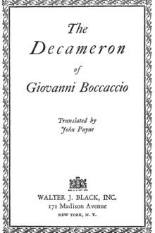 The Decameron of Giovanni Boccaccio by Giovanni Boccaccio